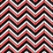 Herringbone seamless pattern. Vector zigzag black, white and red texture.