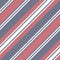 Herringbone stripe pattern in navy blue, red, white. Textured large wide geometric stripes vector background graphic for autumn.