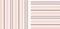 Herringbone stripes pattern set. Pink vector horizontal and vertical textured lines.