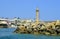 Hersonissos harbour lighthouse