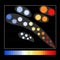 Hertzsprung Russell diagram stars. flat 2d vector