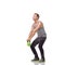 Hes got perfect technique. A handsome young man working out with a kettle bell while isolated on a white background.