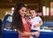 Hes my little ice cream lover. Cropped portrait of an attractive young woman and her young son at an ice cream shop.