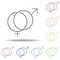 hetero sign icon. Elements of web in multi colored icons. Simple icon for websites, web design, mobile app, info graphics