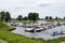 Heusden, Gelderland, The Netherlands, Pleasure harbor at the River Maas