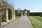 Hever garden Archway and a path
