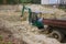 HEVIZ, HUNGARY - AUG, 2013: Bulldozer, Excavator Digging