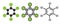 Hexachlorobenzene (perchlorobenzene, HCB) banned fungicide molecule. Persistent Organic Pollutant and probable human carcinogen