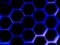 Hexagon blue black abstract blurred background, Graphic abstract pattern texture for design or illustration, Stock photo