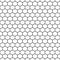 Hexagon grid cells vector seamless pattern.