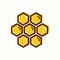 Hexagon Hive bee logo