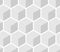 Hexagon, honeycomb tiles background. Geometric seamless pattern with cubes