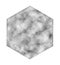 Hexagon marble tile.