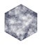 Hexagon marble tile.