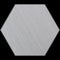 Hexagonal Aluminum Bevelled Panel with Clipping Path