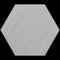 Hexagonal Aluminum Bevelled Panel with Clipping Path