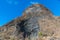 Hexagonal basalt rocks at Hljodaklettar on Iceland