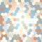 Hexagonal color pattern abstract background