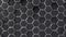 Hexagonal moving looping background. Animated hexagons, honeycomb pattern.