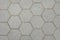 Hexagonal paving blocks pattern and texture background