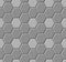 Hexagonal paving slabs. Seamless pattern