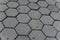 Hexagonal Stone ground using by pattern