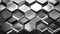 Hexagonal symmetrical top view of Hive glass tiles by Generative AI