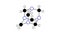 hexamethylenetetramine molecule, structural chemical formula, ball-and-stick model, isolated image preservative e239