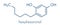 Hexylresorcinol molecule. Has anaesthetic, antiseptic and anthelmintic properties. Skeletal formula.