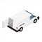 Hi-detailed Cargo Delivery Van vector isometric view