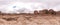 Hi-res HDR 360 Panoramic ancient ruins in the desert of Petra - Wadi Mousa Jordan