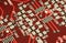 Hi-tech background. Close-up photo, red circuit. Cyberpunk futuristic macro design
