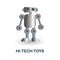 Hi-Tech Toys icon. 3d illustration from future technology collection. Creative Hi-Tech Toys 3d icon for web design