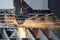 The hi-technology sheet metal manufacturing process by laser cutting machine
