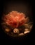 Hibiscus Flower in the dark under water