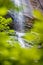 Hickory nut waterfalls during daylight summer