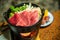 Hida beef in the sweet soup