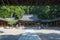 Hida Ichinomiya Minashi Shrine. a famous historic site in Takayama, Gifu, Japan