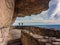 Hidden Cliffside Lookout with Rock and Telescope Viewer Near Chattanooga City