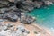 A hidden cove just outside Tintagel Castle