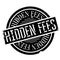 Hidden Fees rubber stamp