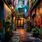 Hidden Gem in Melbourne: Enchanting Street Art Alleyway leading to Whimsical Park