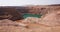 Hidden Lake, beautiful secret lake close to Timna national park Eilat, Israel