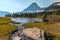 Hidden Lake Pass Small Pond Views, Logan Pass, Glacier National Park, Montana, United States