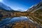 Hidden tarn along Valley Track, Aoraki Mount Cook National Park