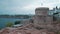 Hidirlik Tower in the old city Marina at the foot of Kaleici old town in Antalya, Turkey.