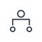 hierarchy vector icon. hierarchy editable stroke. hierarchy linear symbol for use on web and mobile apps, logo, print media. Thin