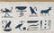 Hieroglyph symbols on the wall