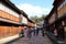 Higashi Chaya, a kind of old town of Kanazawa which also popular