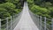Higashi Iya suspension bridge over Iya canyon